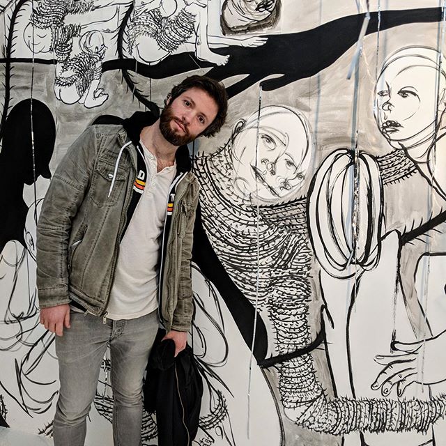 From @wdowns.studio show here in LA a while back. Wonderful contemporary artist with vision