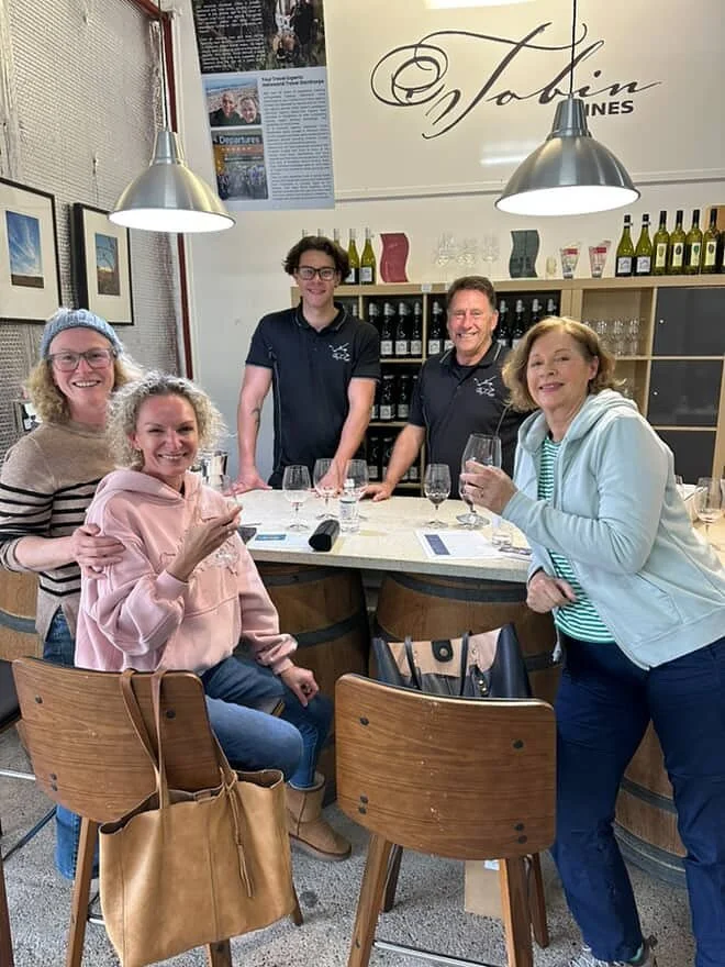 There&rsquo;s nothing we love more than sharing our passion for wine with those who visit the cellar door 🍷🍇 

Do you have some snaps from your visit? We would love for you to send them through! 

Thanks @leannebojarski for sharing these memories f