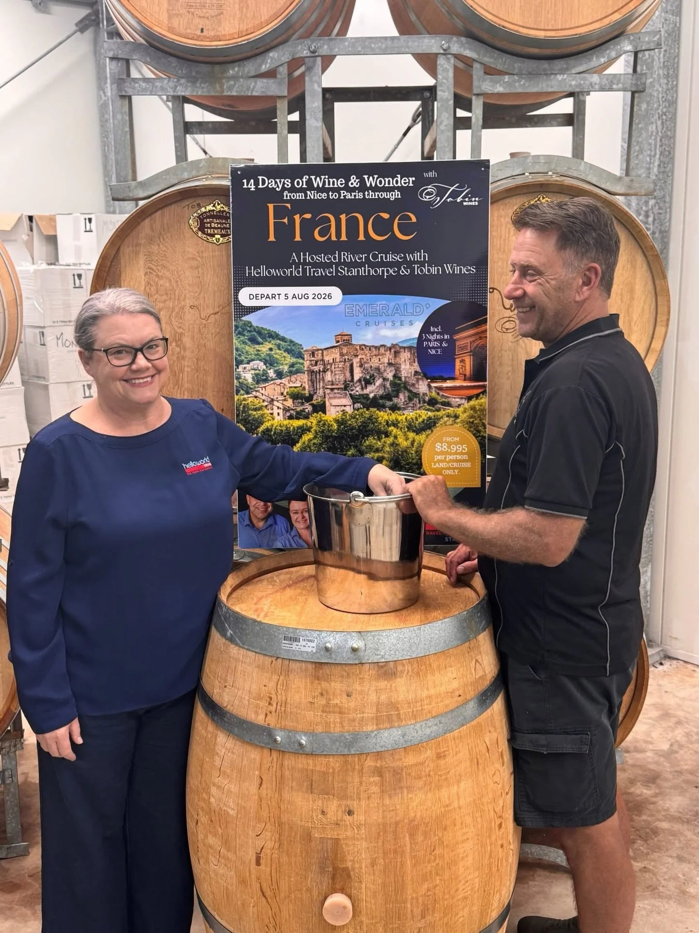 And the winners are&hellip; 🇫🇷🍷

Our European River Cruise giveaway has officially been drawn &mdash; and what an incredible response it was.

A huge congratulations to our cruise winners:
✨ D &amp; T Harch (Hervey Bay) ✨

You&rsquo;ll be joining 