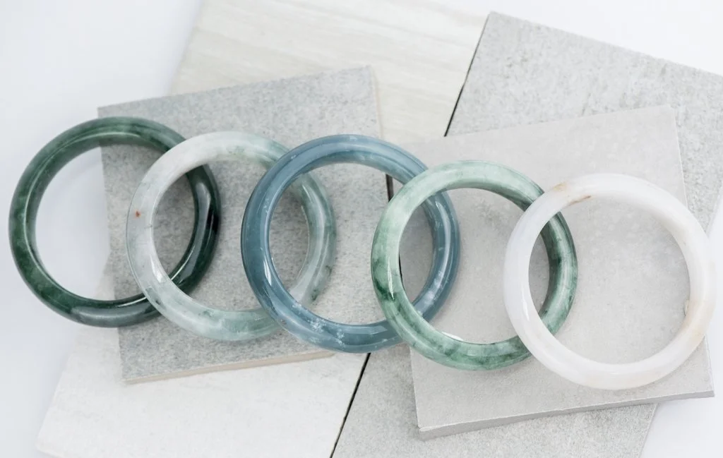Choo Yilin Jade bangles