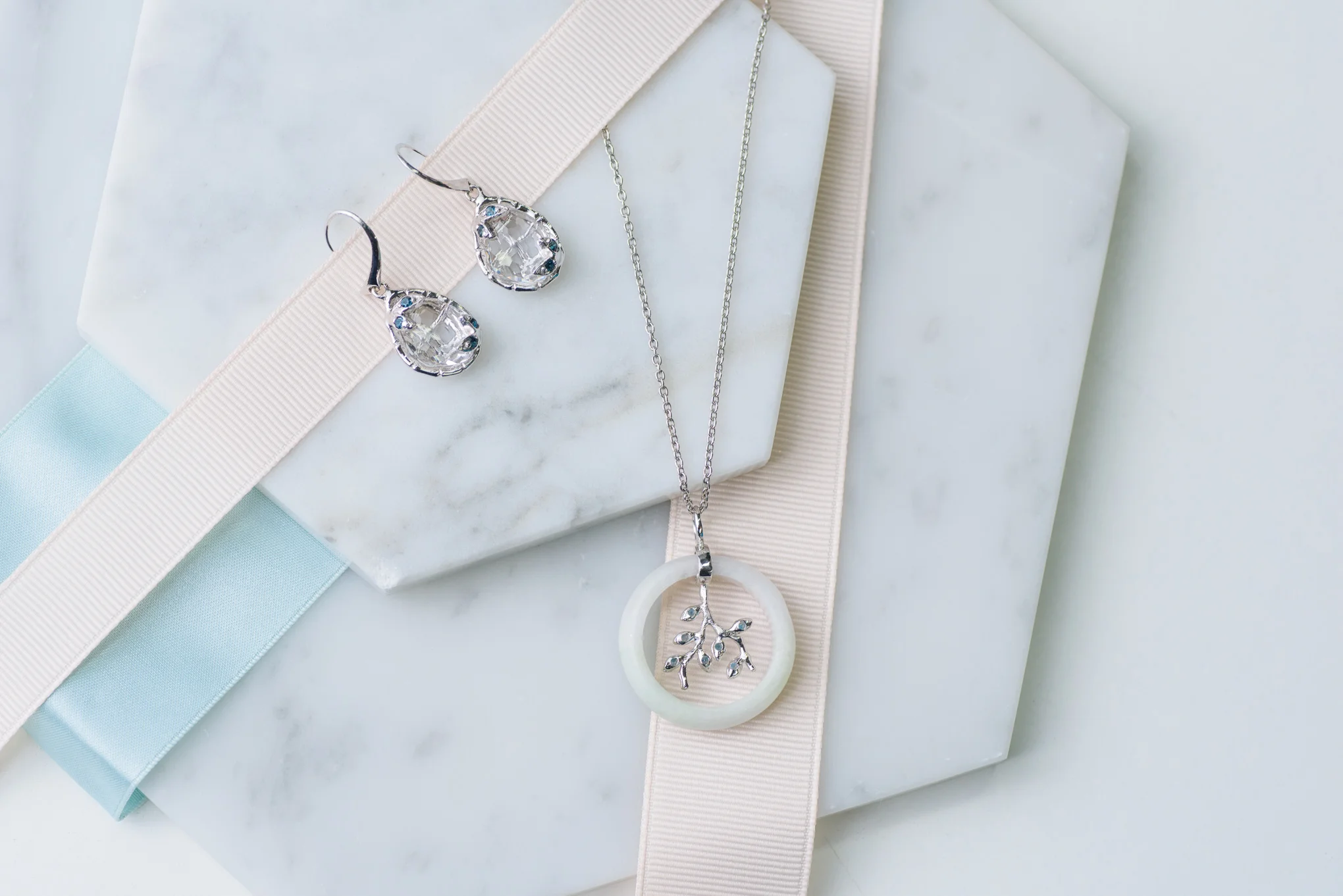 Bamboo Drops and the Bamboo Vine Necklace.