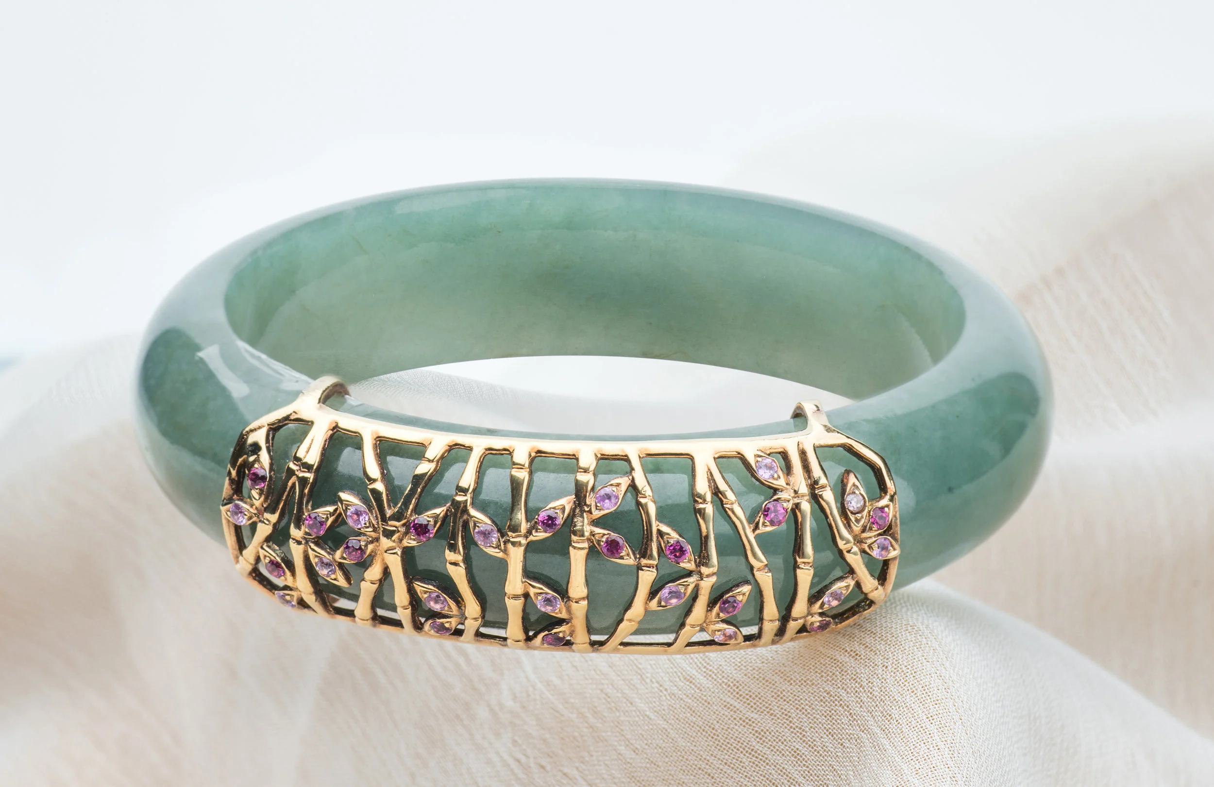 Choo Yilin Bamboo Forest Jade Bangle