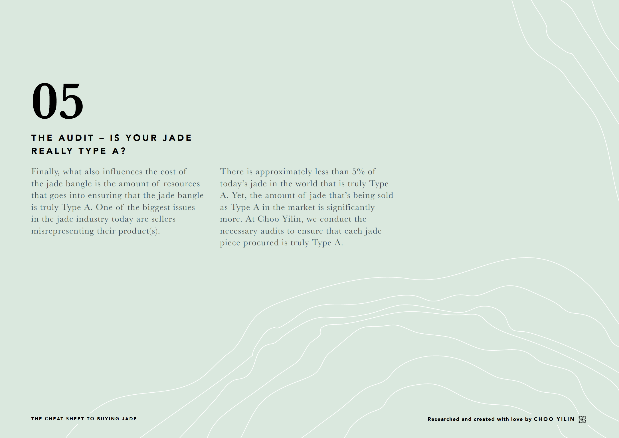 The Choo Yilin Jade Kit: The Audit
