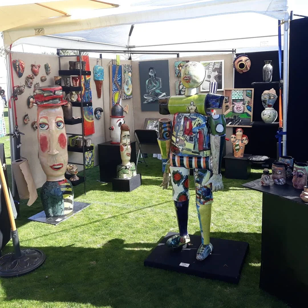 The Robots Are Here To Take Our Jobs 2011 Man Sculpture 6.5'x 29"x 10"