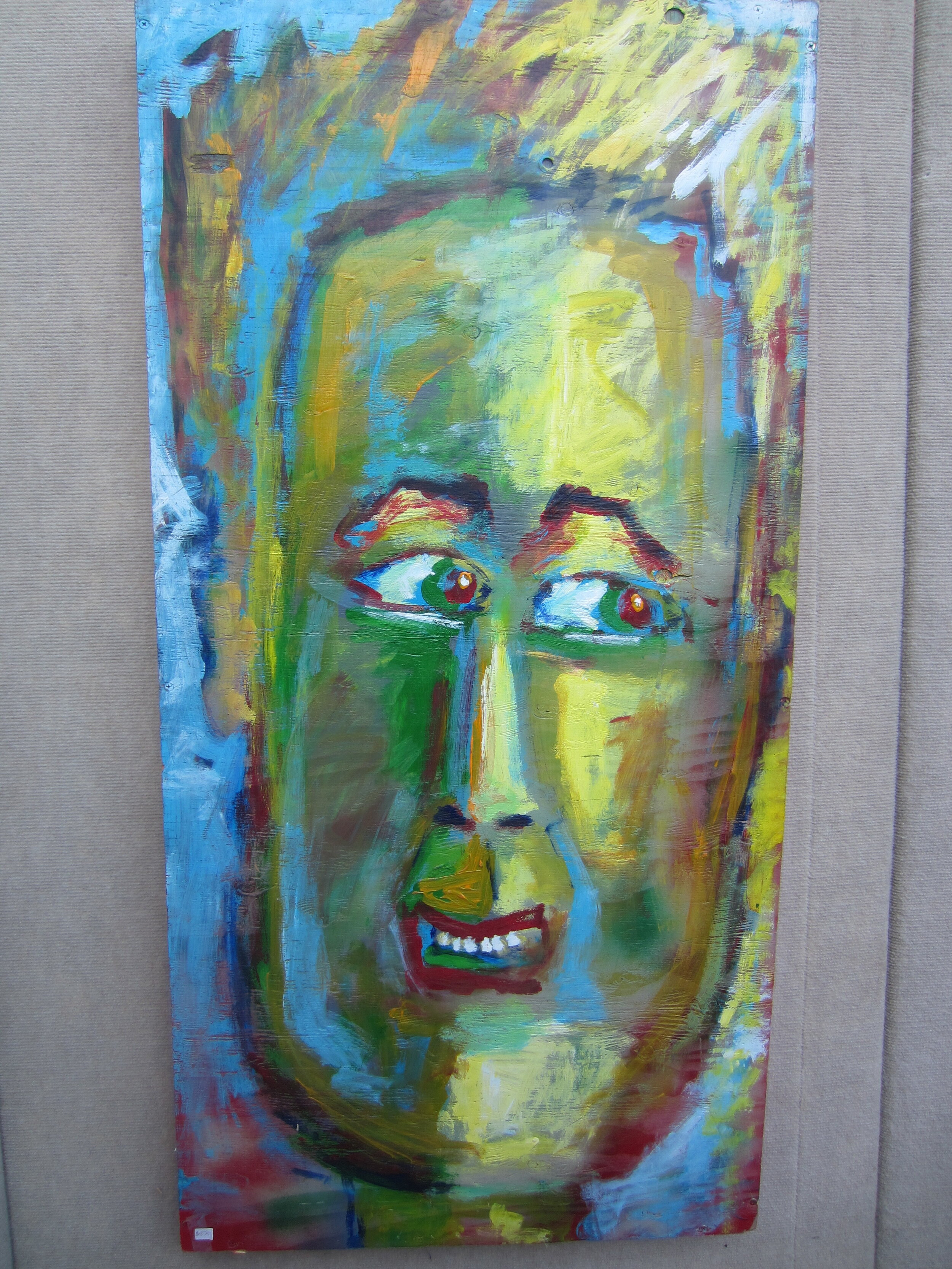 The Green Machine Acrylic on Wood 48"x 24" 