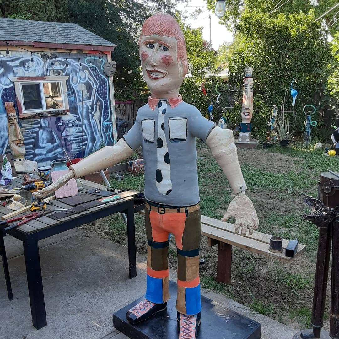 Dance Pants Large Ceramic Figure 79"x 36" x 22"