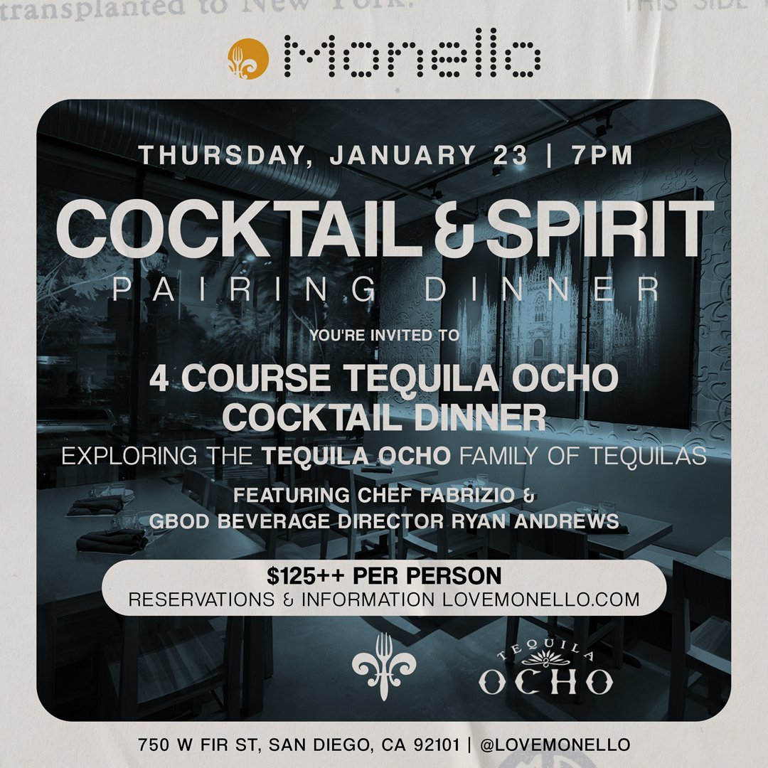 Monello | Cocktail & Spirit Dinner