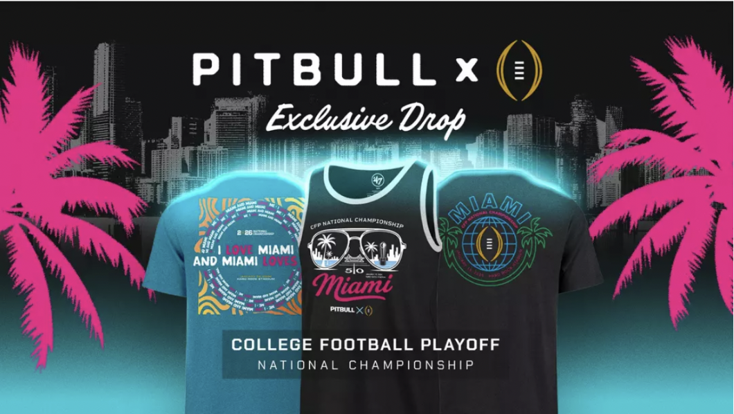 Apparel Design for 2026 College Football National Championship Game x Pitbull '47