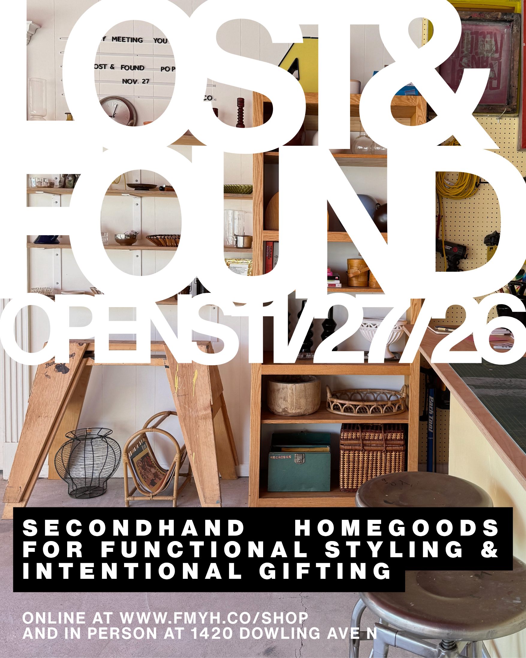Lost &amp; Found Pop-up Opens