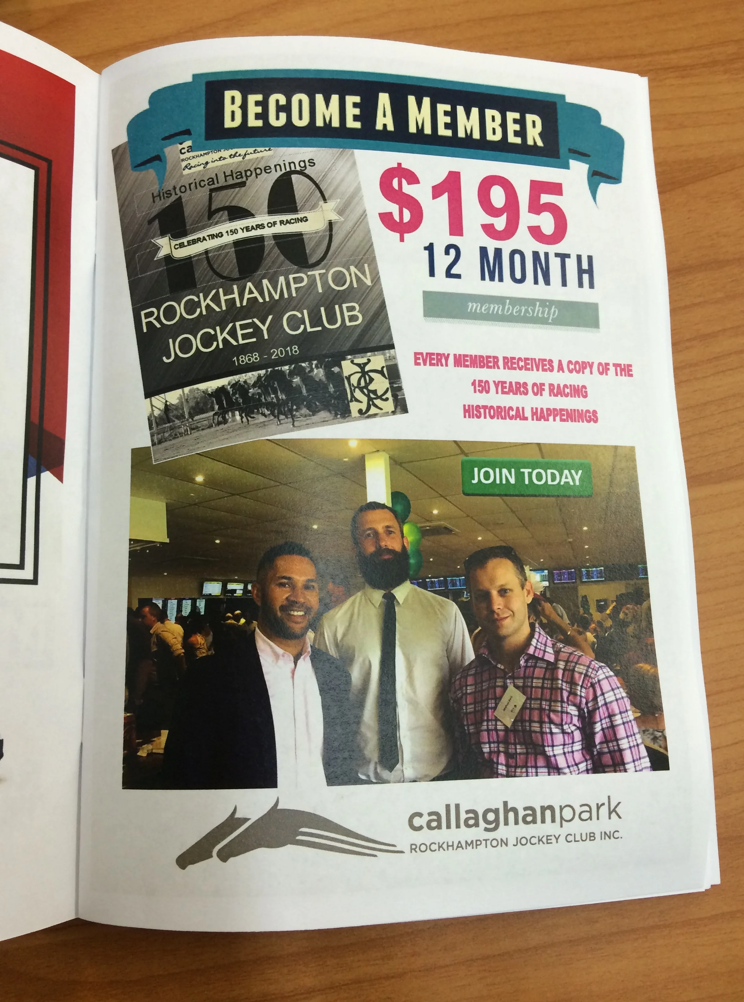 Membership Offer Club 150 Race Day, Rockhampton Jockey Club, 24/07/18.