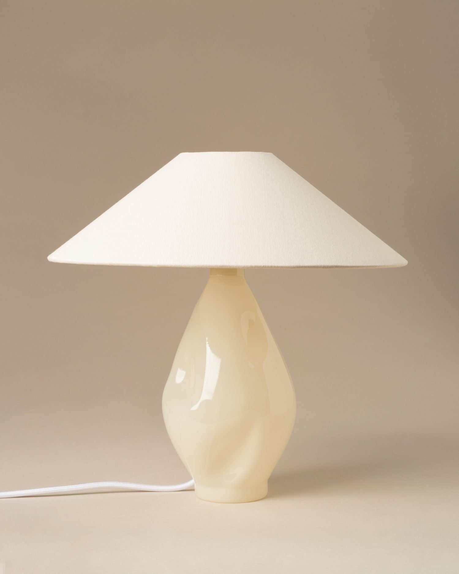 Beige-Conical Glass Lamp.jpeg