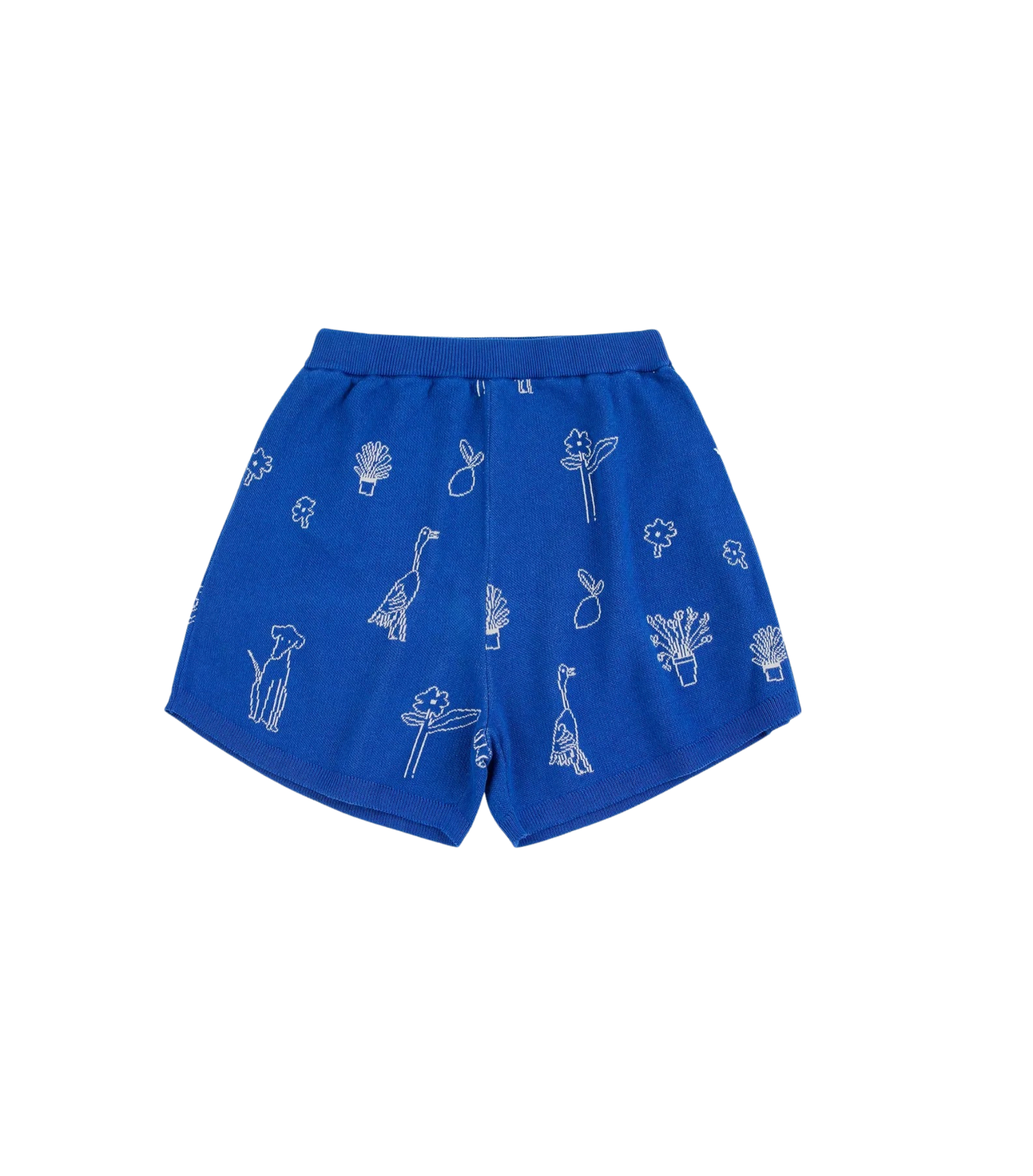 BOBO CHOSES Summer trip jacquard knitted shorts