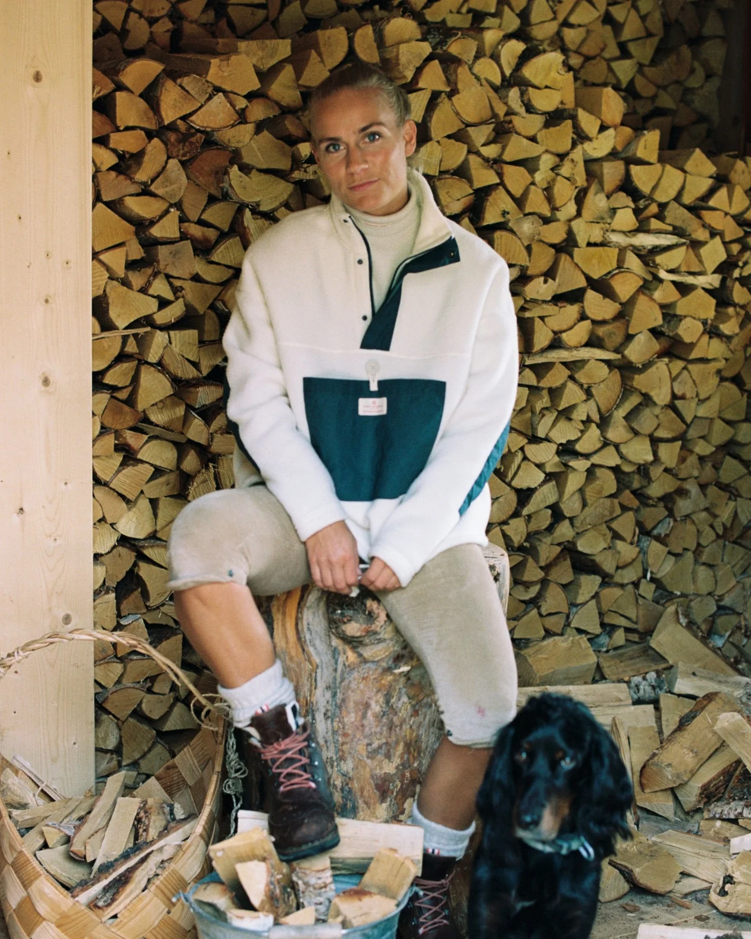 amu AMUNDSEN V-BOND WAXED FLEECE WOMENS — Leelanau