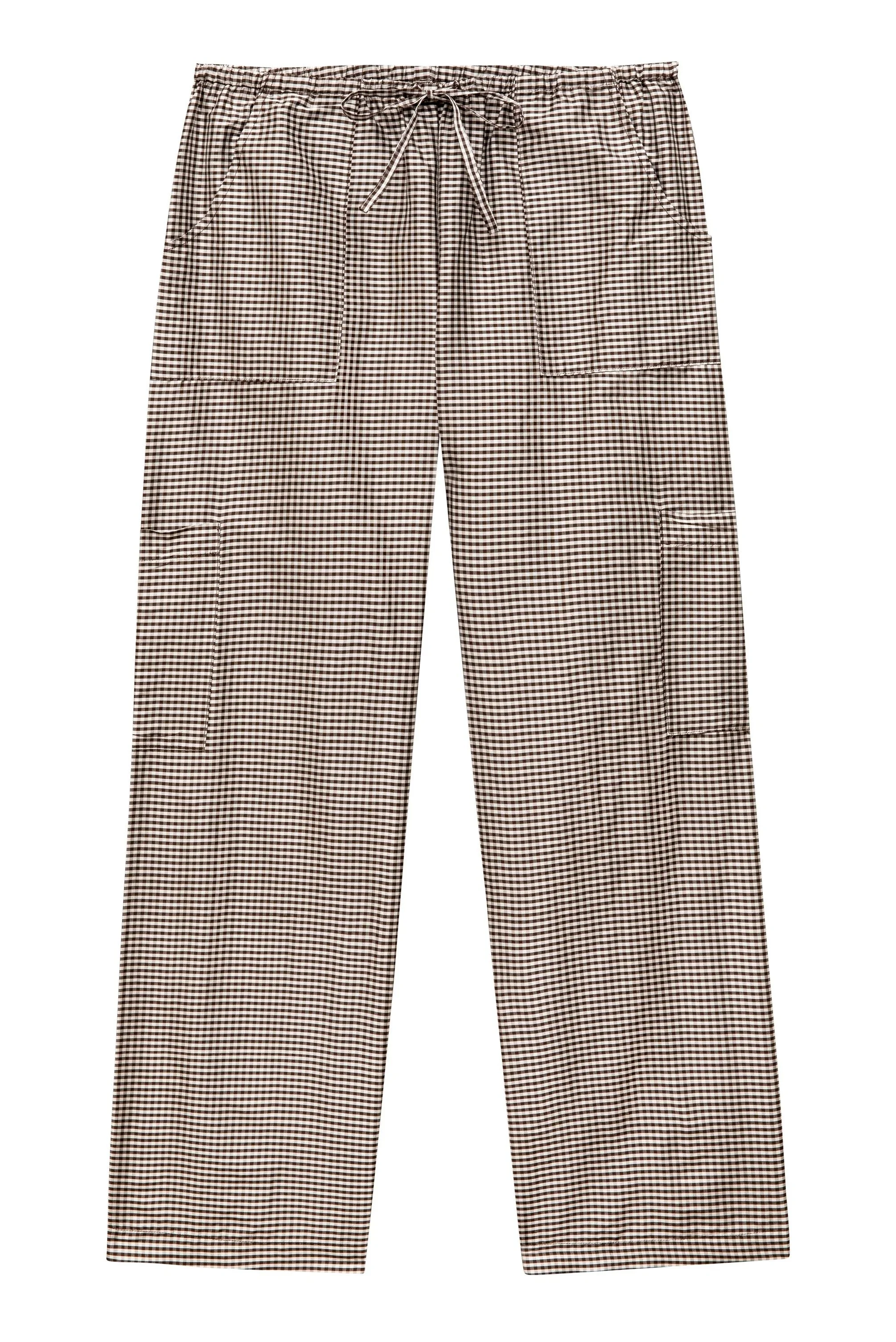 DONNI The Taffeta Drawstring Cargo Pant