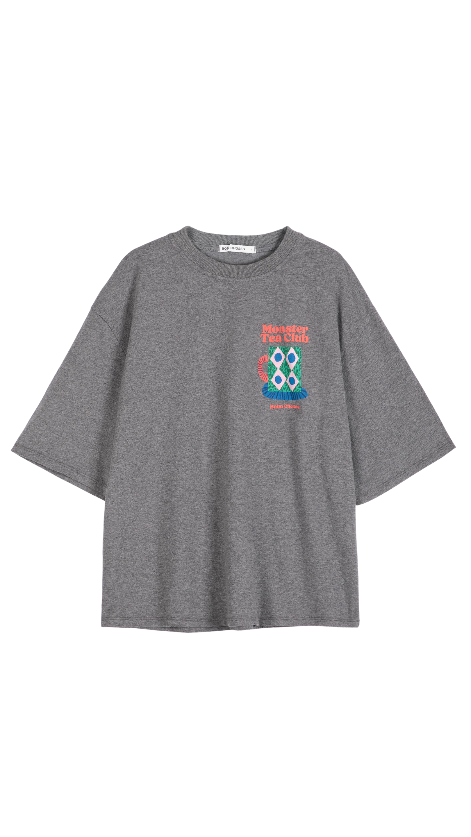 Bobo Choses Monster Mug boxy T‑shirt