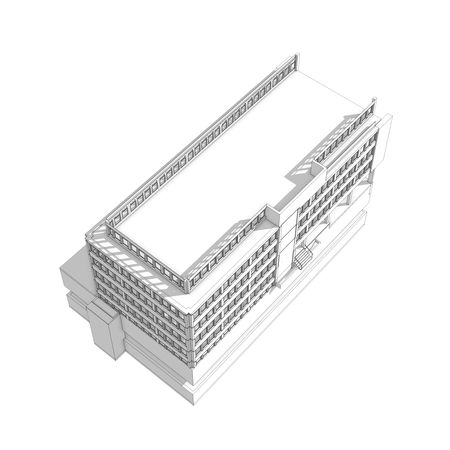  Attikageschoss (nur Aussenhülle) 
