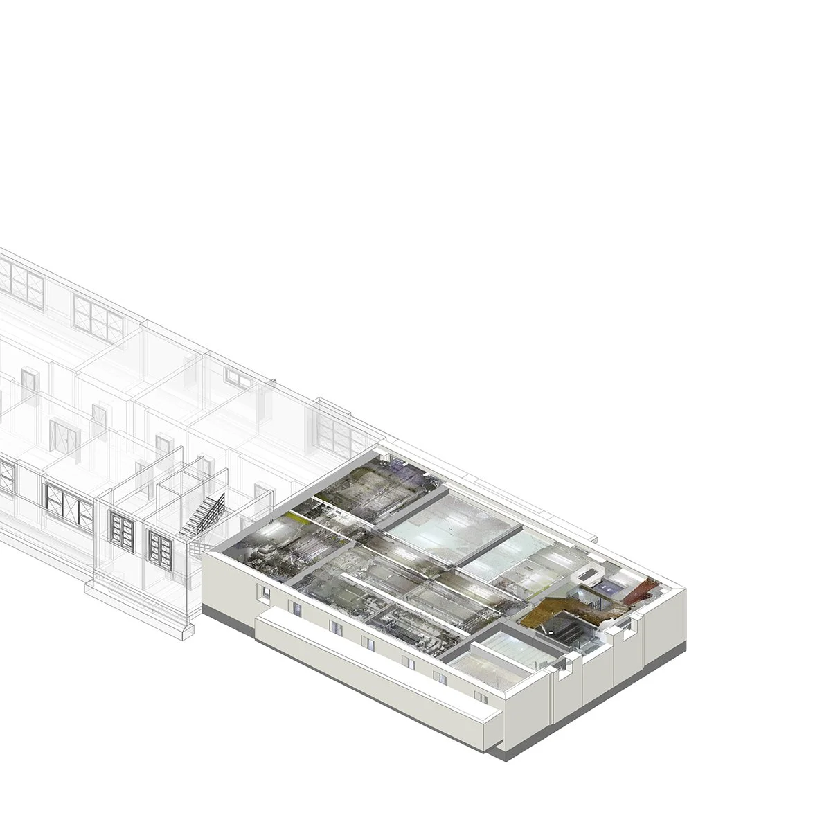  Punktwolke + Modell UG 