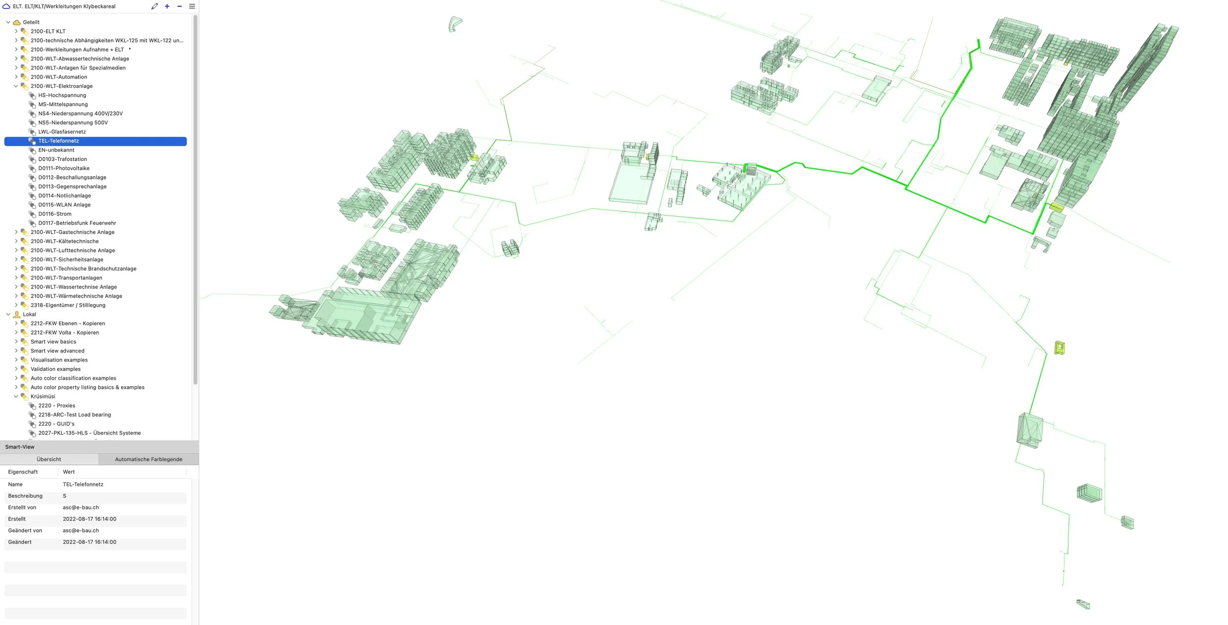  WLT-Elektroanlage (TEL-Telefonnetz) 