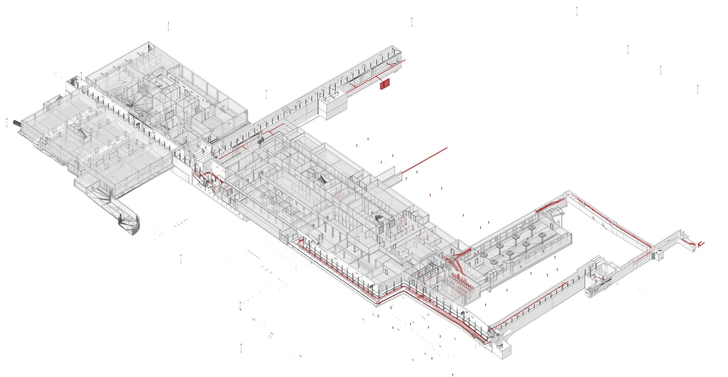  Untergeschosse + ELT + Konsolen + gescannte Energieleitungen 