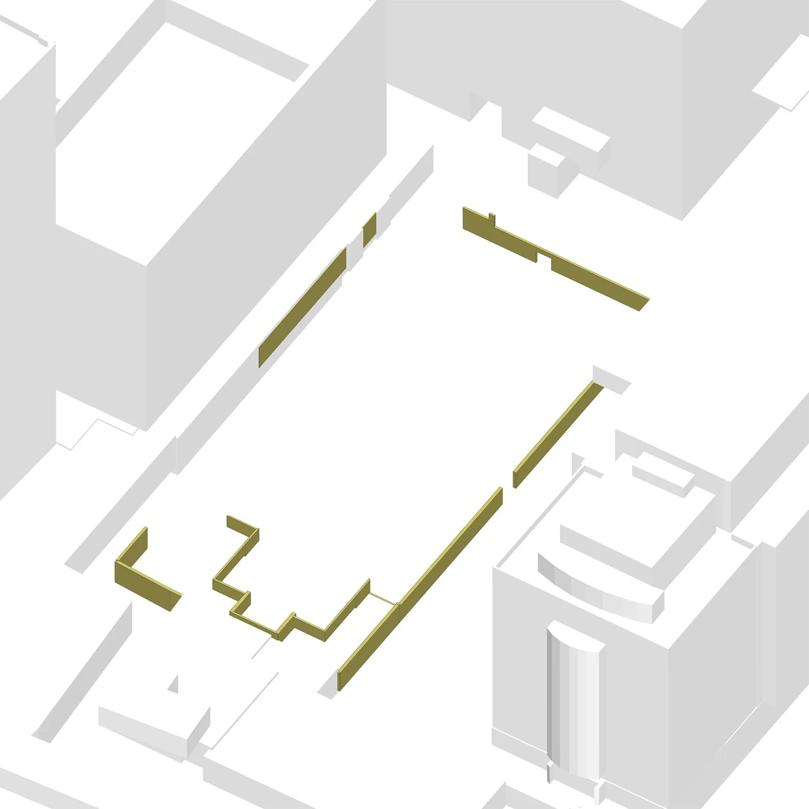  Fassadenbekleidung unter Terrain 