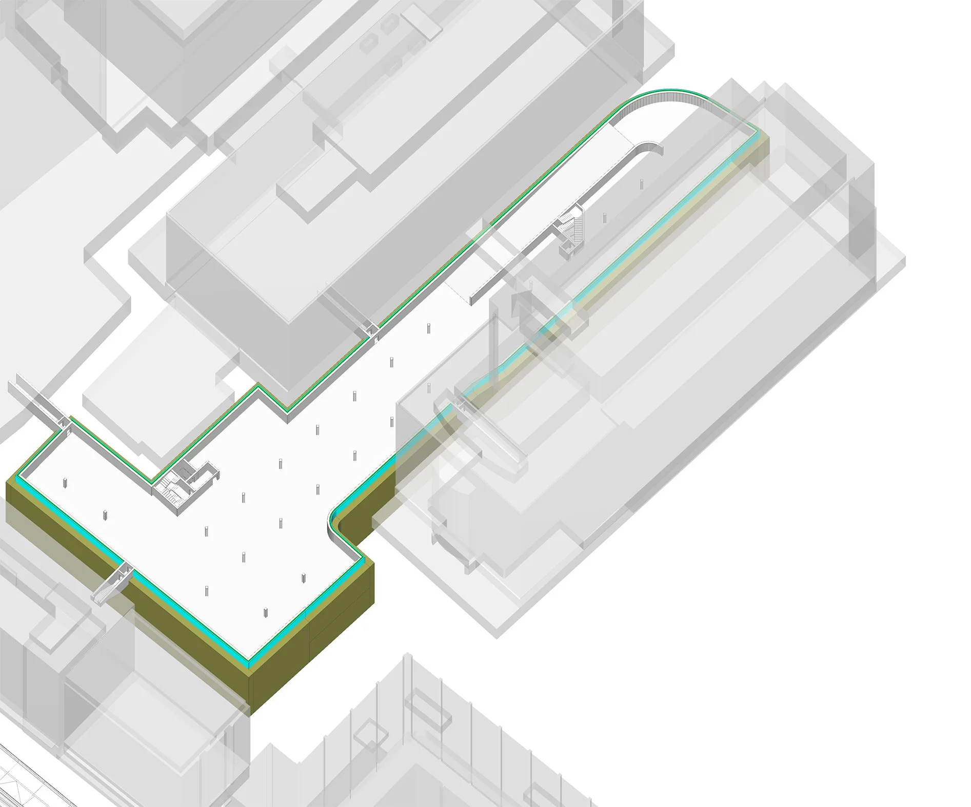  Tiefgarage Gebaeudemodell Etappe 1 (UG) 