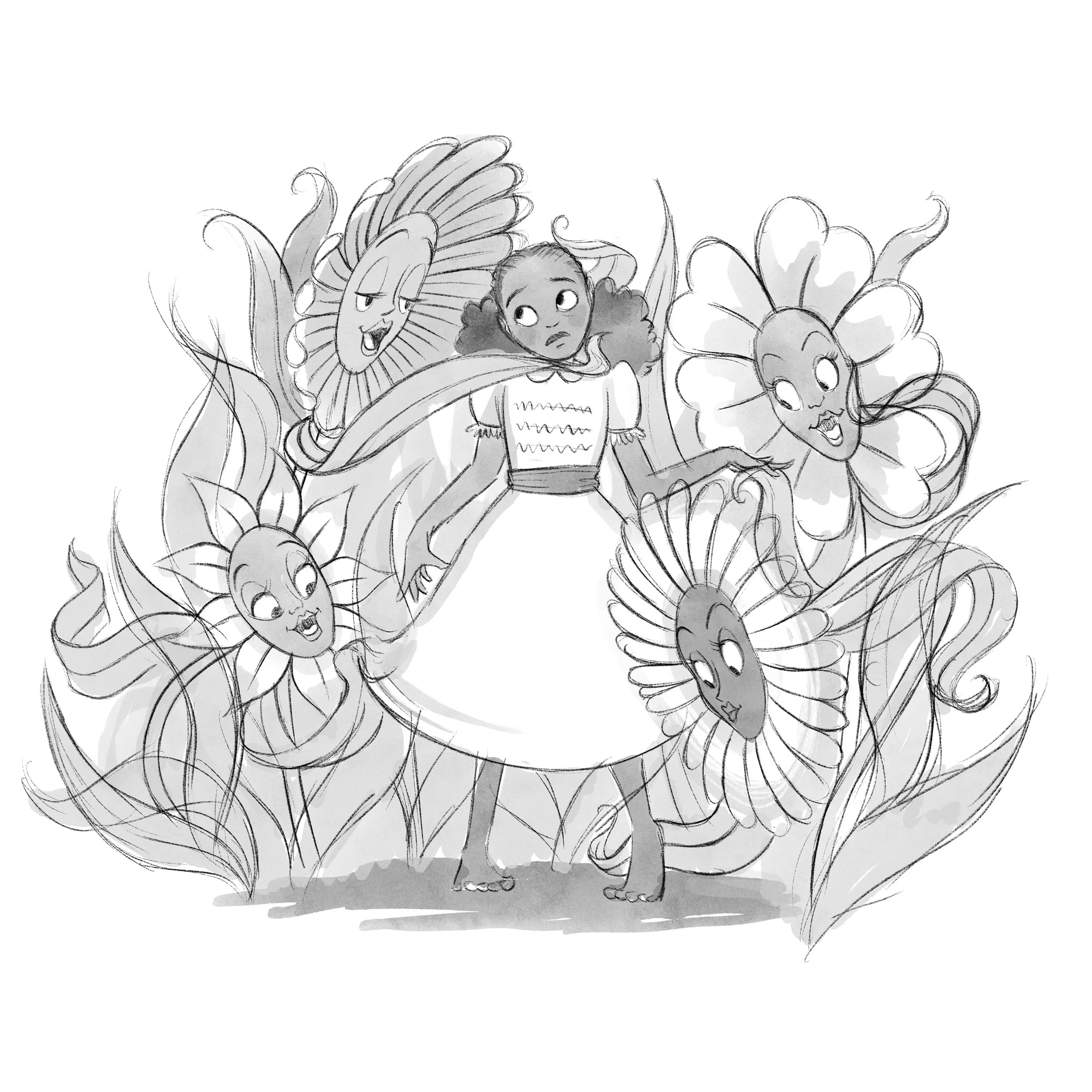 Alice in Wonderland - Flower Inspection