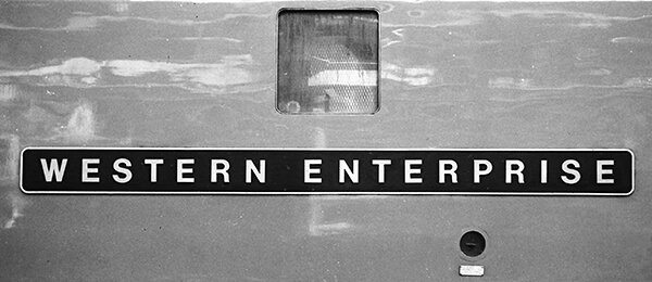 Name plate of D1000 at Swindon while on test on April 1, 1962. Picture © Adrian Curtis Collection