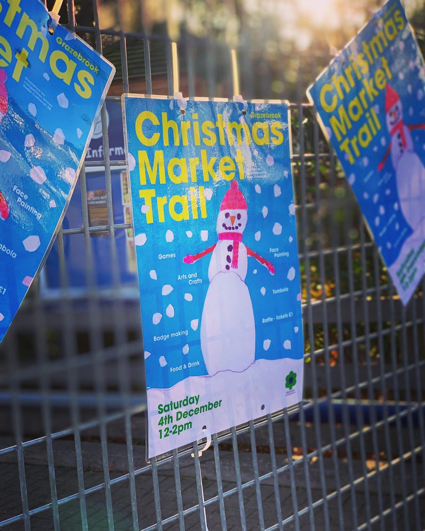 They&rsquo;re going up! Must be nearly 🎅🏼 
Head to the roads around Grazebrook Primary on Saturday 4 December from 12-2pm for all manner of festive foods, toys, books, games and more! 🎄 

Head to Lordship, Grayling, Grazebrook, Bouverie and Yoakle
