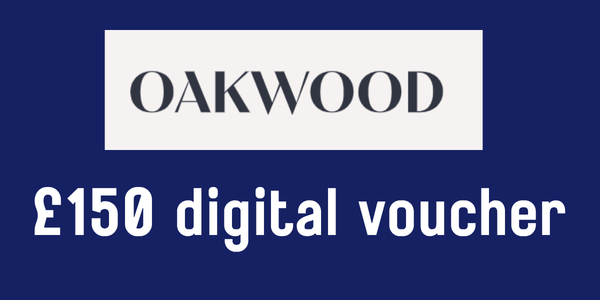 £150 voucher thanks to our lovely Fair Sponsors Oakwood