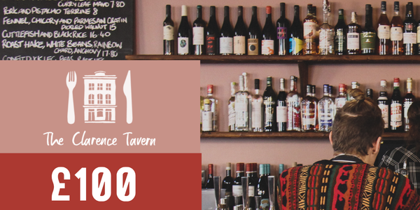 £100 voucher to spend at local favourite The Clarence