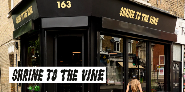 Bottle of wine from Shrine to the Vine, Church Street