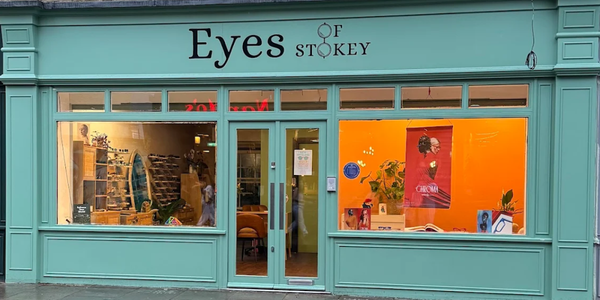 A pair of sunglasses from Eyes of Stokey opticians, Church Street