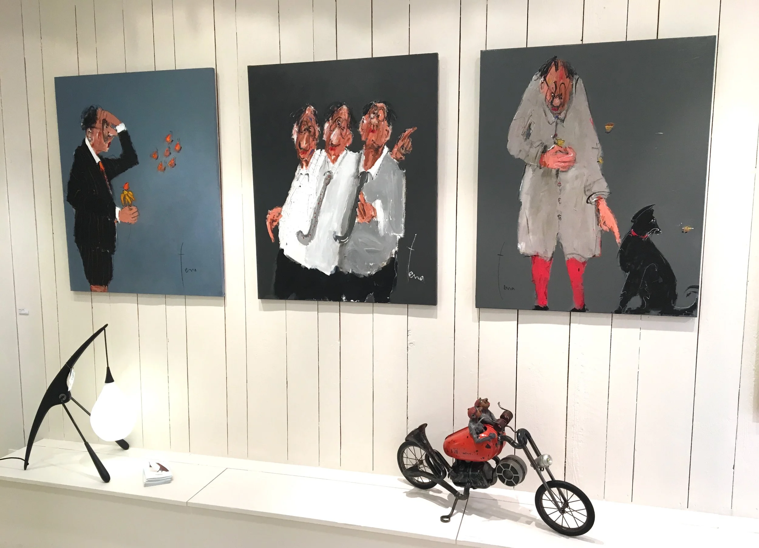 Nouvel accrochage de Béatrice TERRA... poésie et sarcasme...