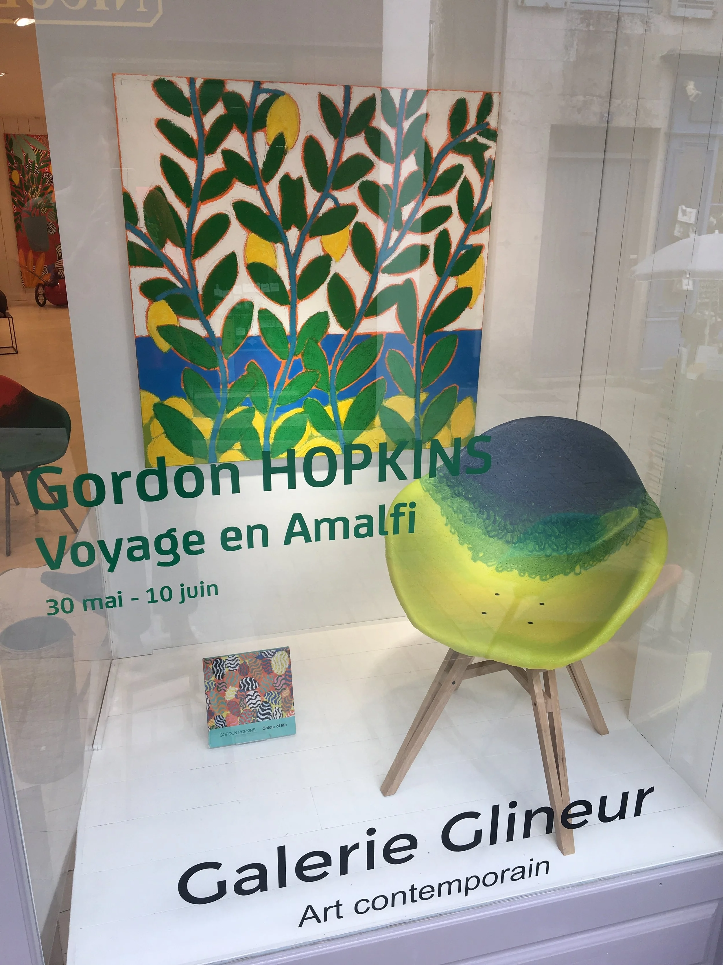 Vernissage de Gordon HOPKINS "Voyage en Amalfi" avec la participation de Chateau Clinet