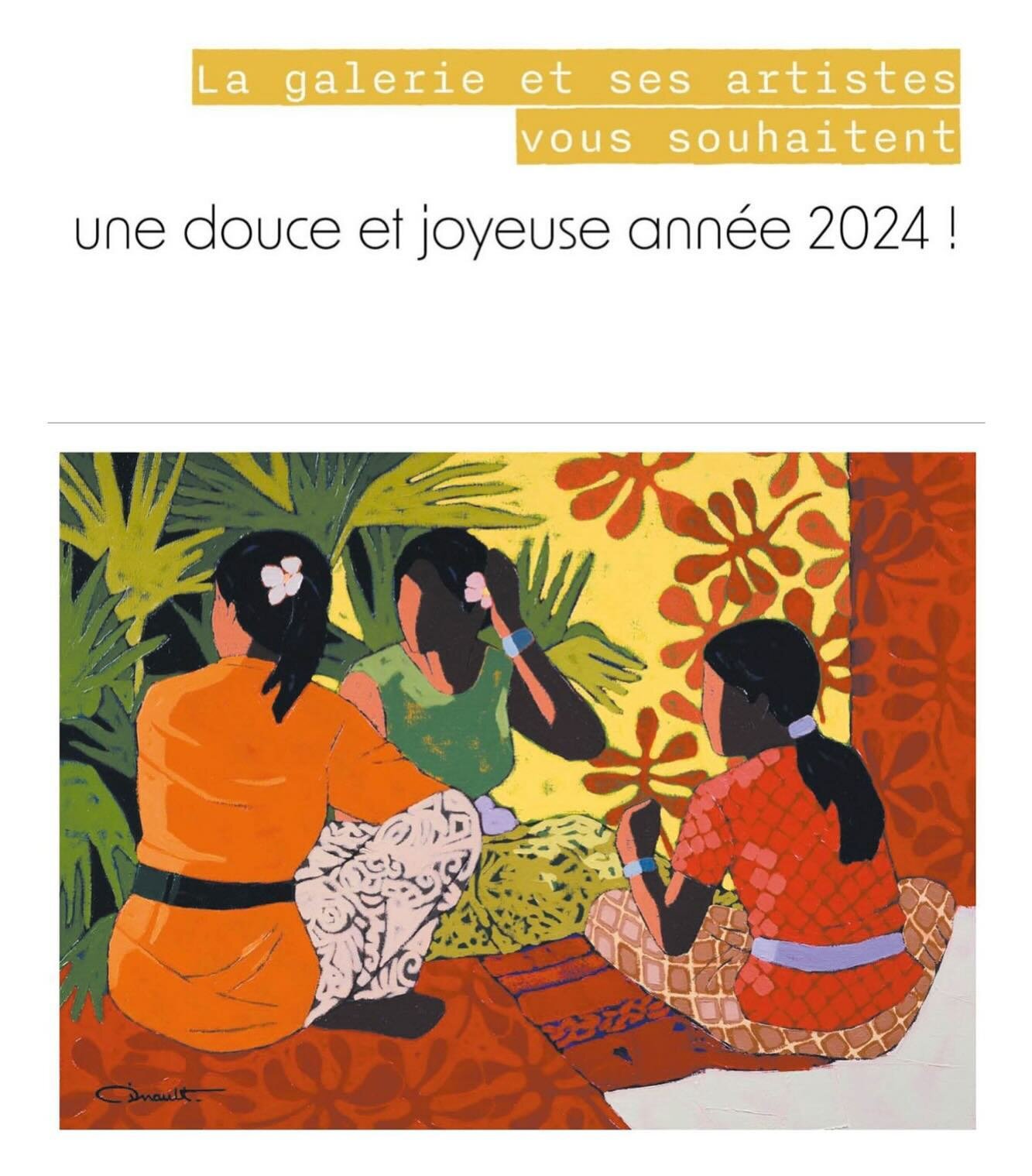 Tr&egrave;s bonne ann&eacute;e 2024 &agrave; tous! Les Gliglis
#galerieglineur #galeriedart #galerieiledere #galeriesaintmartindere #iledere #saintmartindere #artcontemporain #artcontemporary #lesgliglis