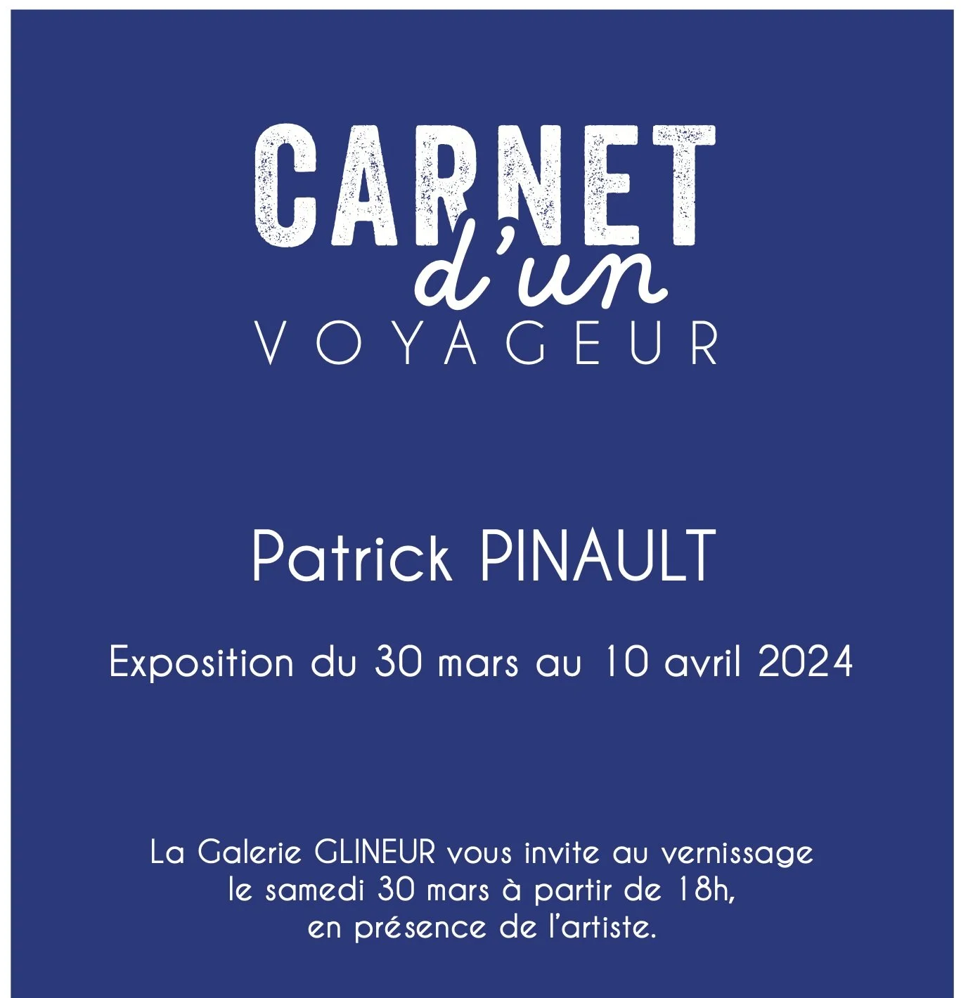 Invitation - Patrick PINAULT