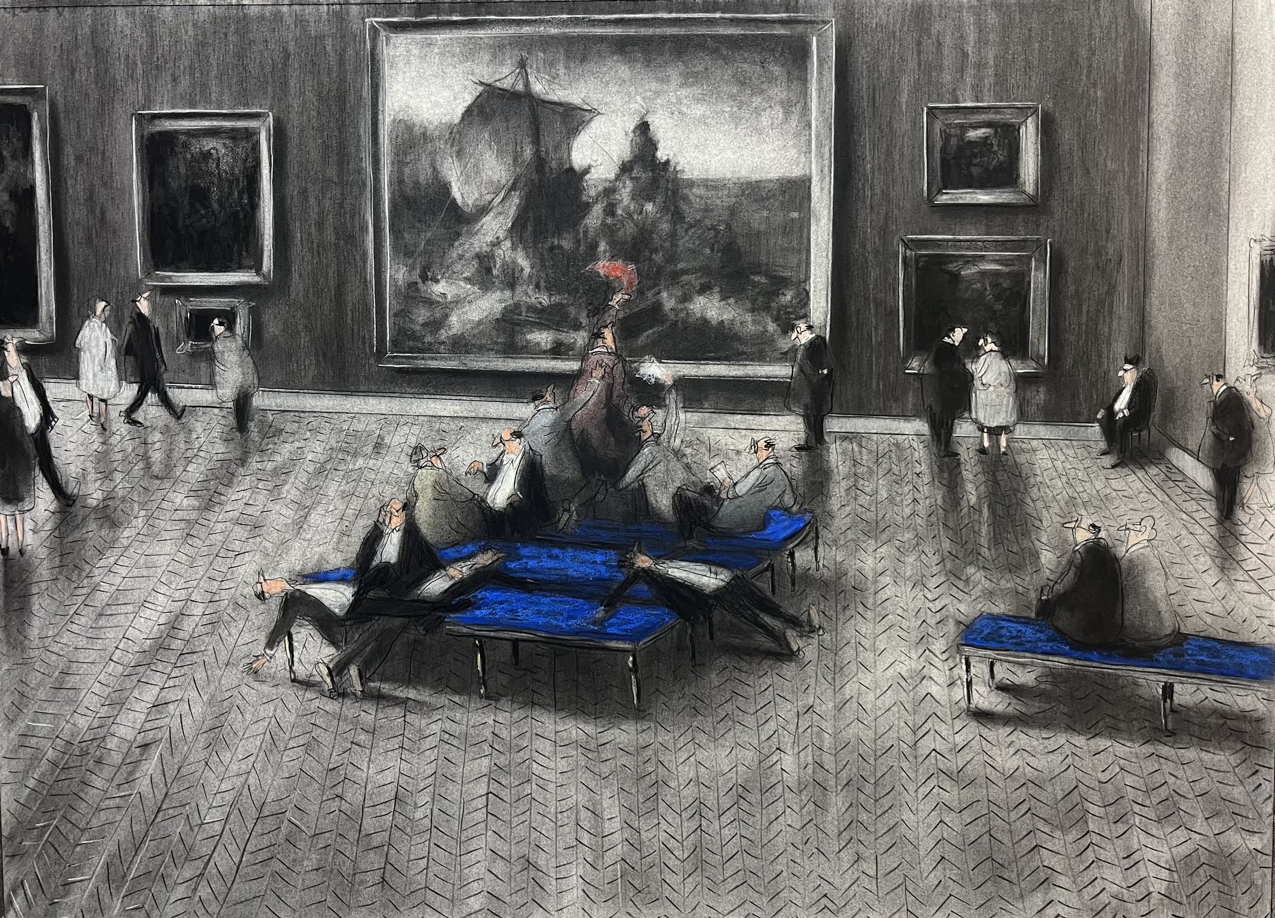 Le radeau de la Méduse - 57,50 x 76 cm