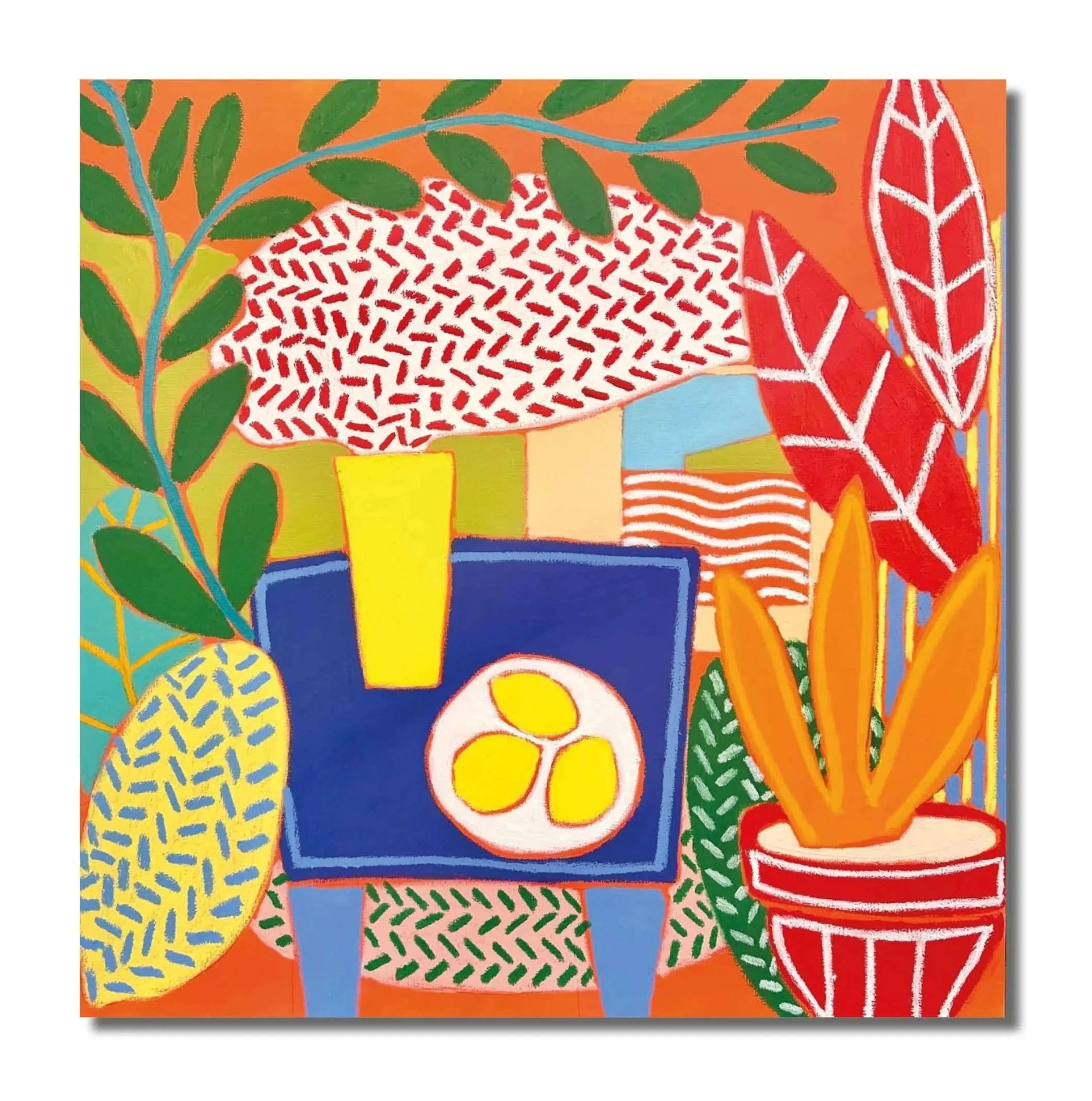 Warm room view - 100 x 100 cm