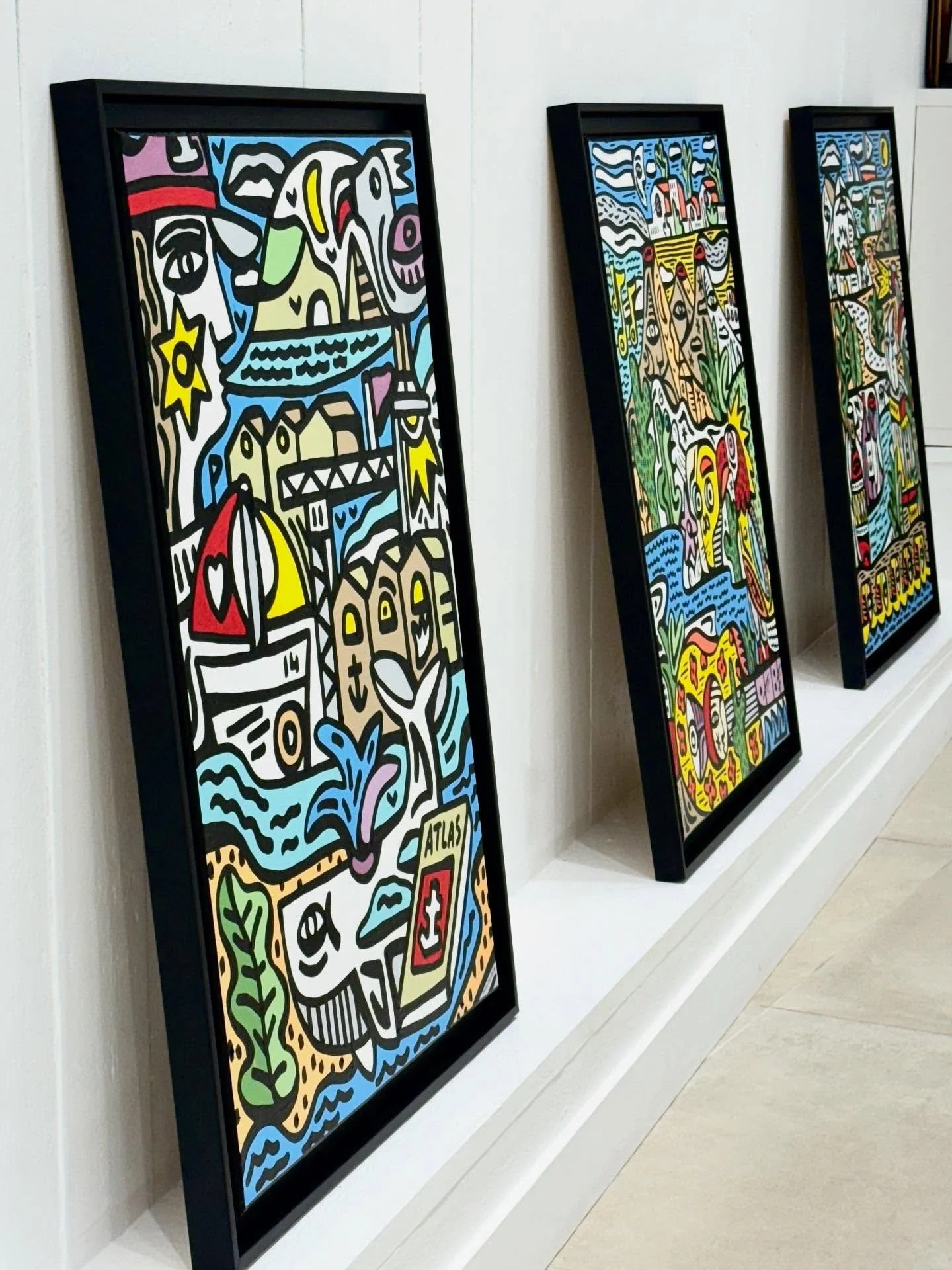 Une nouvelle série de 5 toiles de Mascarade sont arrivées à la @galerieglineur !
Couleurs acidulées pour prolonger les beaux jours et inspiration puisée autant dans ses pérégrinations estivales dans le