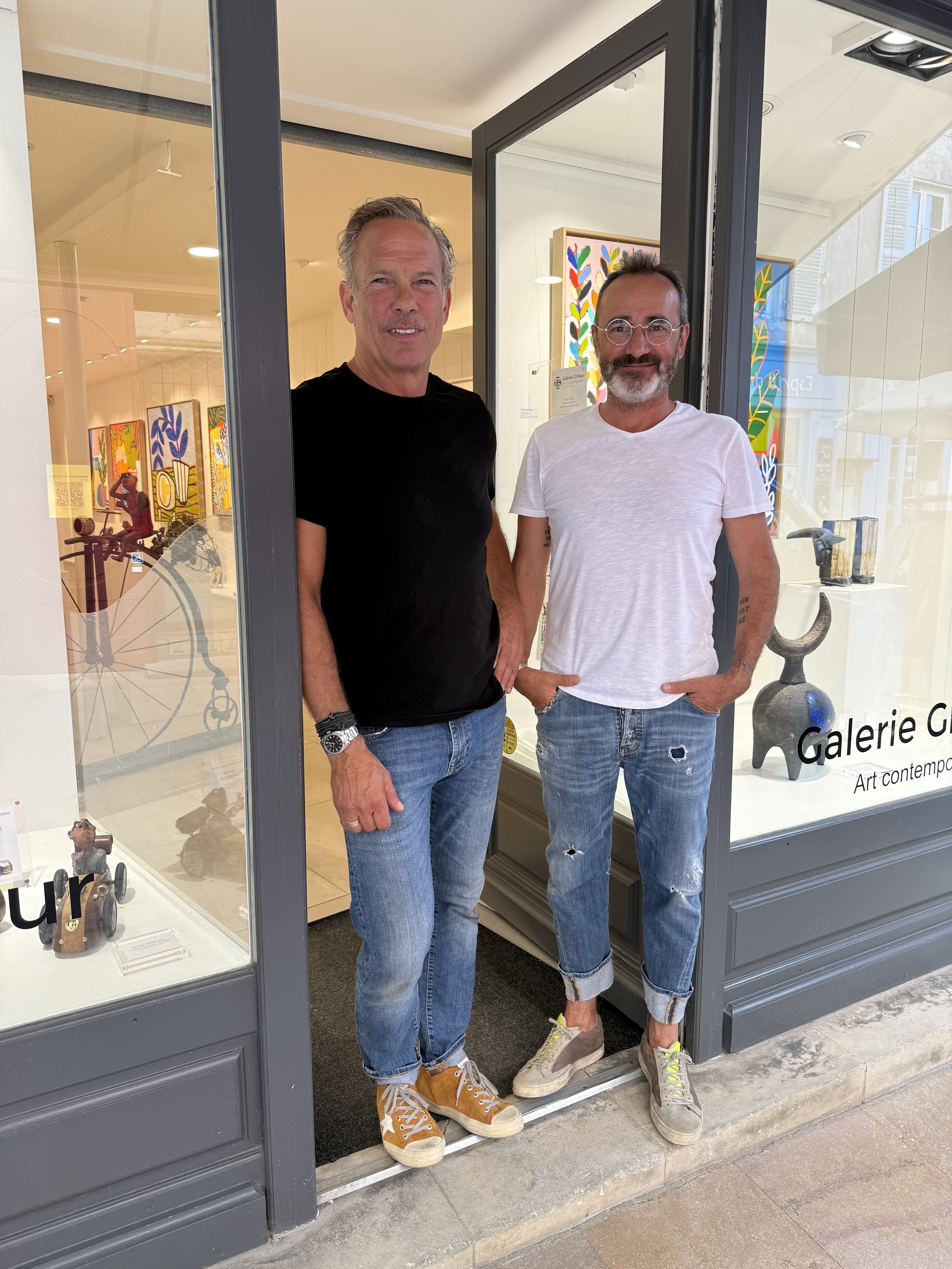 Une rencontre et 2 artistes