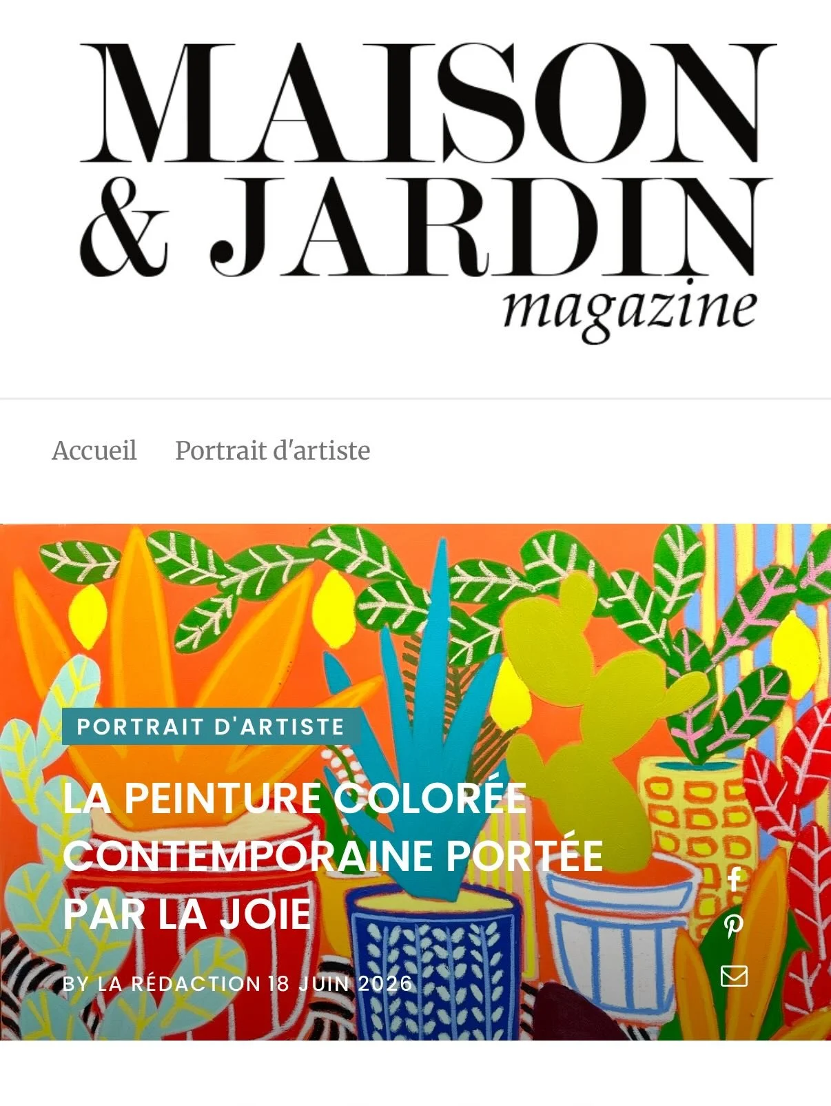 ☀️ Qui mieux que @gordon_hopkins_ pour incarner la lumi&egrave;re de l&rsquo;&eacute;t&eacute; ?

Alors qu&rsquo;un tr&egrave;s beau portrait lui est consacr&eacute; dans le nouveau num&eacute;ro de @maisonetjardin_officiel , nous aurons le plaisir d