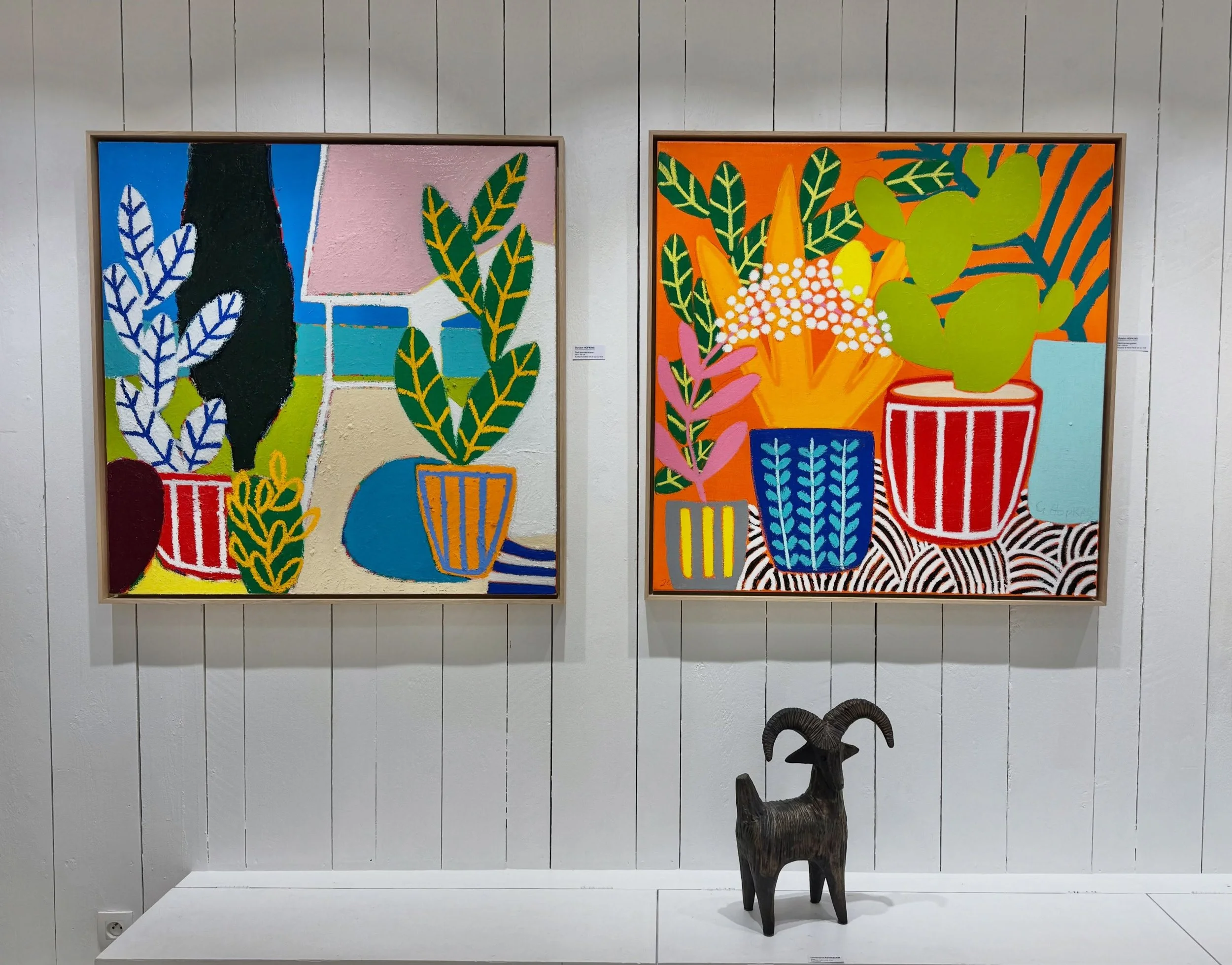 ✨ Petit aper&ccedil;u de la galerie avant notre rencontre d&rsquo;artistes de demain !

Les nouvelles &oelig;uvres de @gordon_hopkins_ _ et @yannis.lagresle ont pris place dans la galerie&hellip; Deux artistes, deux univers, une m&ecirc;me invitation