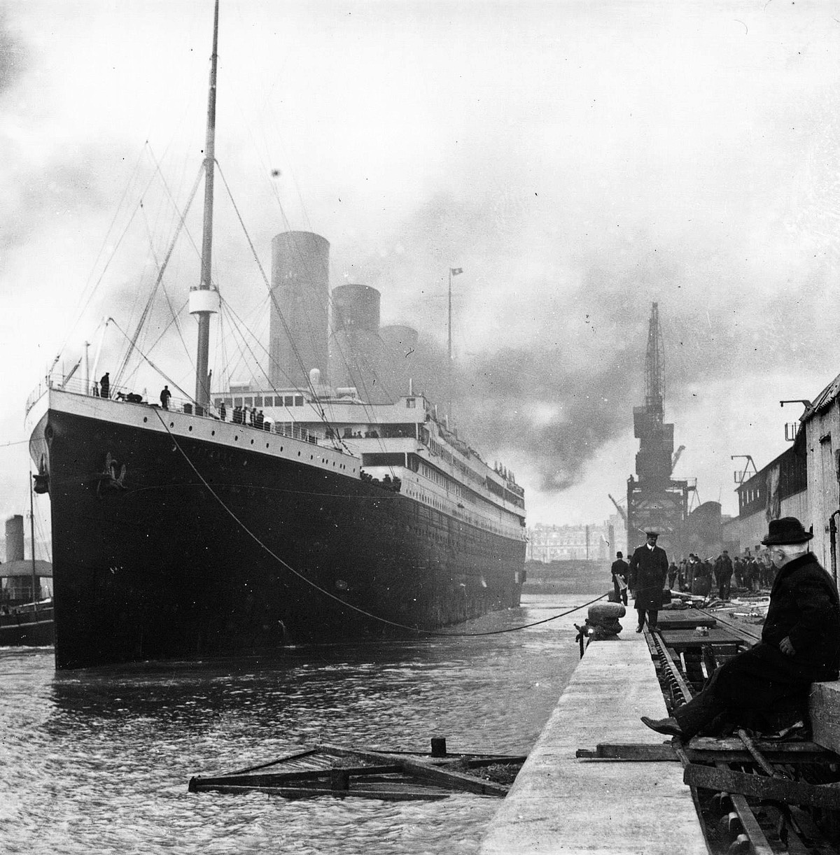 3) A photo of the Titanic in Southhampton in April 1912, prior to its disastrous maiden voyage. Birling’s comments about the Titanic are key to understanding his character.