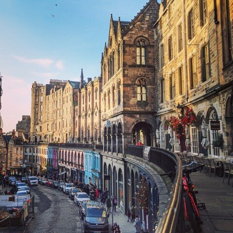 Victoria Road in Edinburgh - just around the corner from Stevenson’s childhood home.