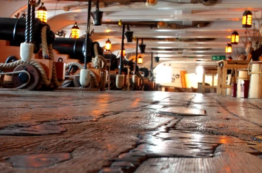 Elm and Oak were used in the restoration of HMS Victory