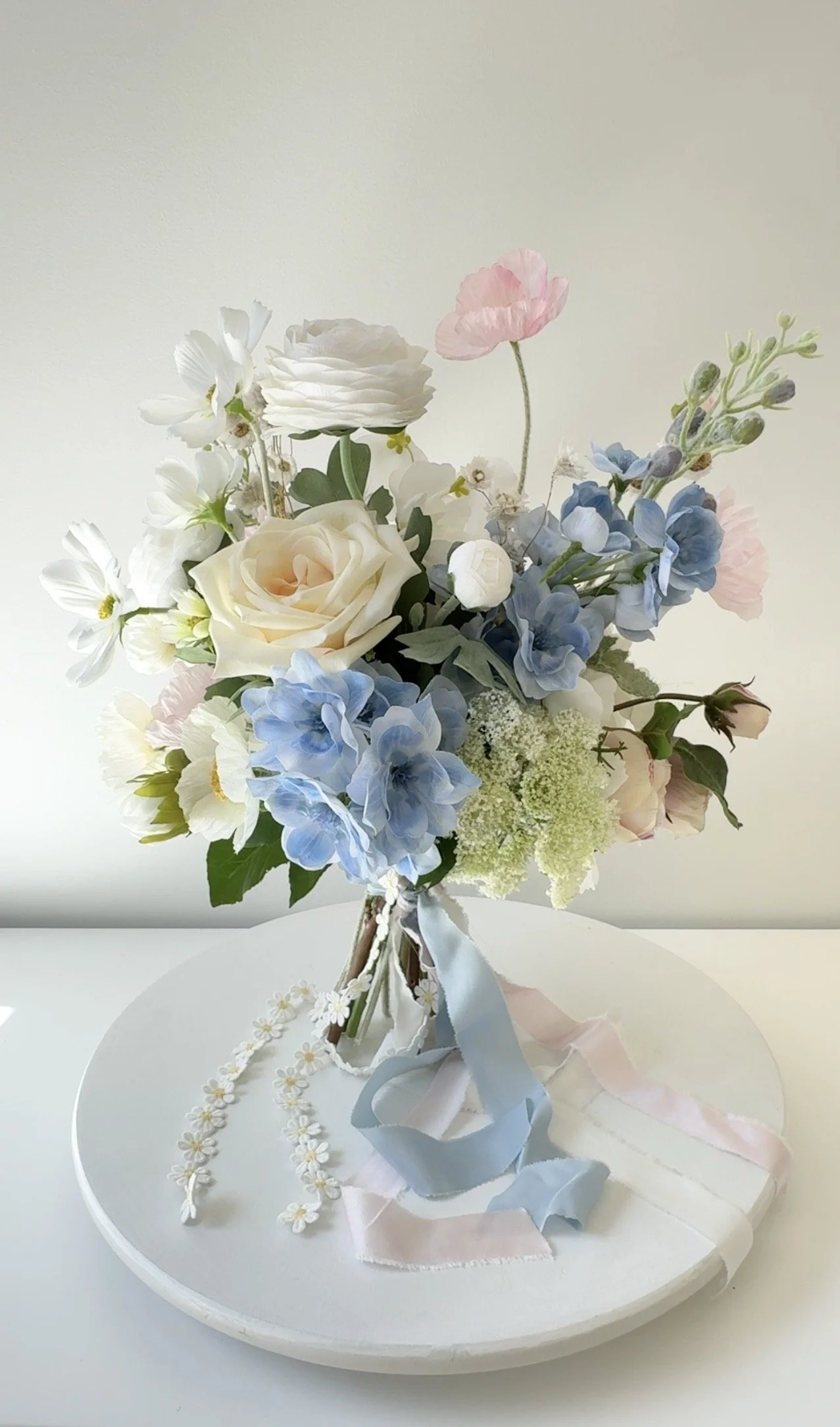 Notting Hill Pastels Blues Wedding Bouquet