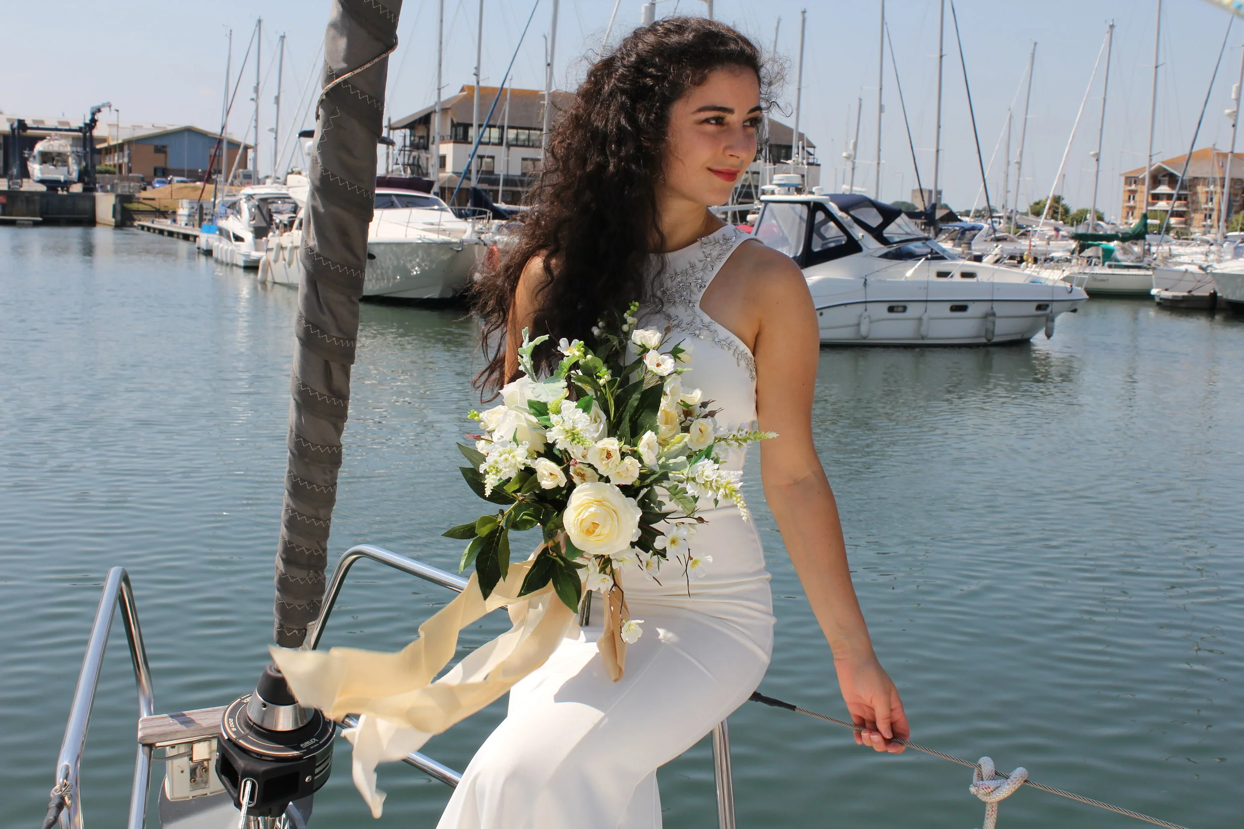 Faux wedding flowers