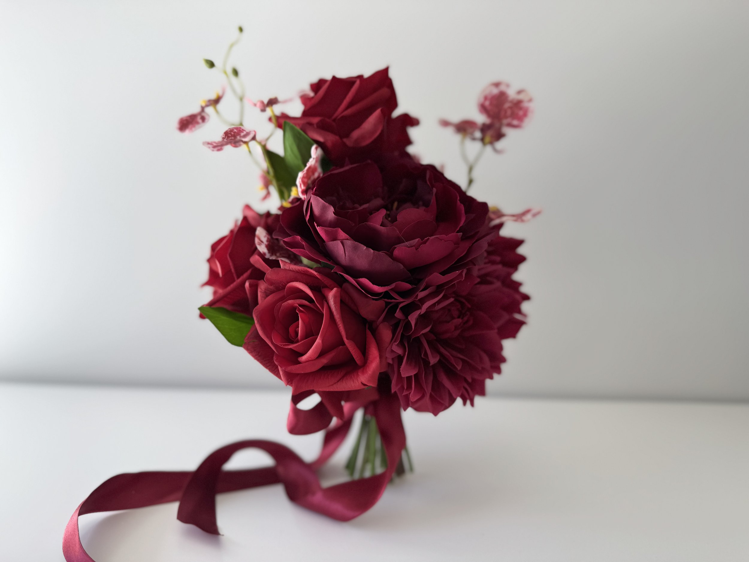 Soho Moody Red Wedding Bouquet