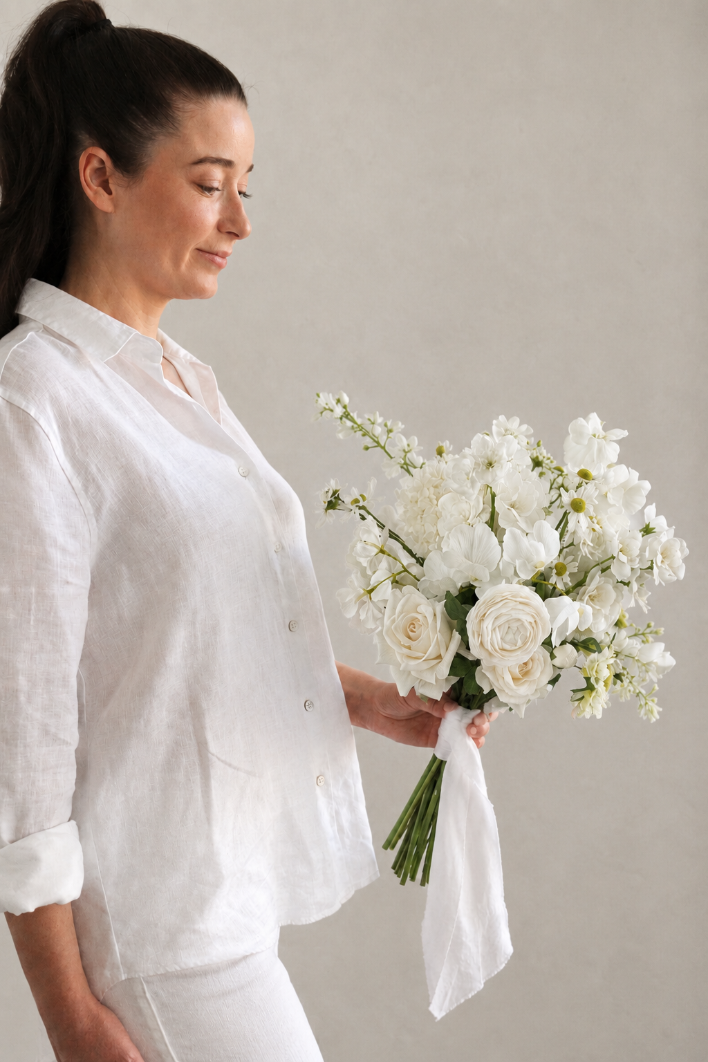 Hampstead White Wedding Bouquet