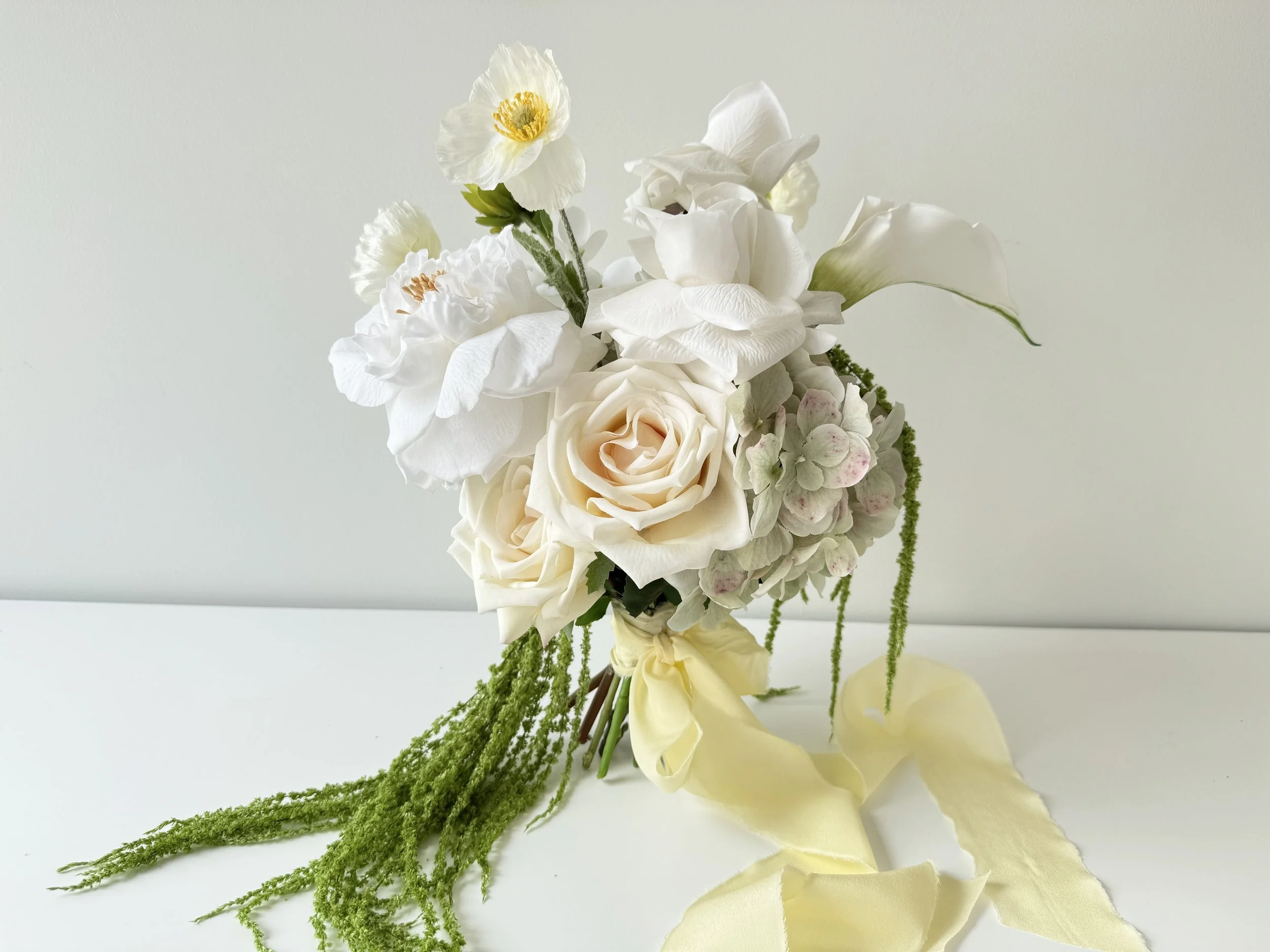 Chelsea White and Yellow Wedding Bouquet